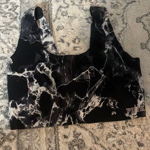 Pink marble bralette size medium